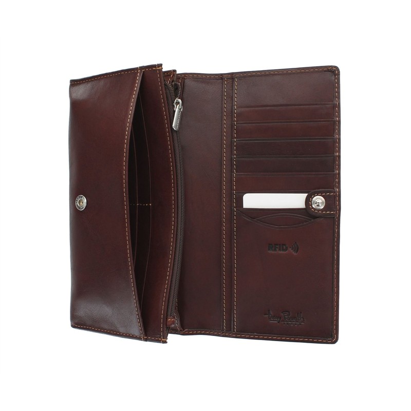 Tony Perotti Wallet Flap Wallet Full Grain Leather with RFID