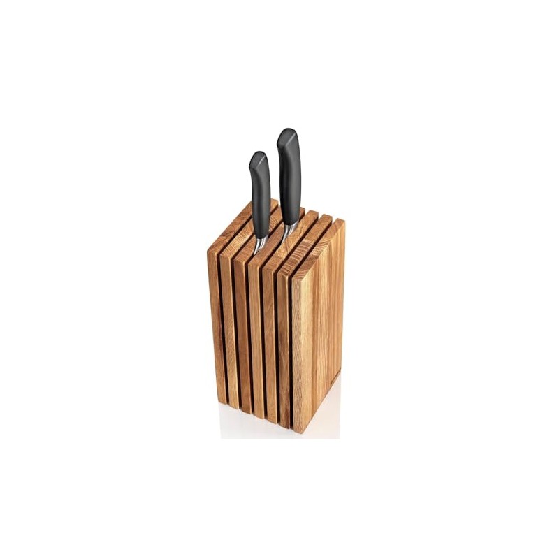 Zassenhaus Slotted Knife Block for 12 Knife Storage, 5.4" x