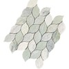 Tenedos Ming Green Greyish Petal Marble Polished Floor Wall Tile
