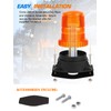 TOPKU 30 LEDs Amber Forklift Beacon Strobe Light, Ultra Visible