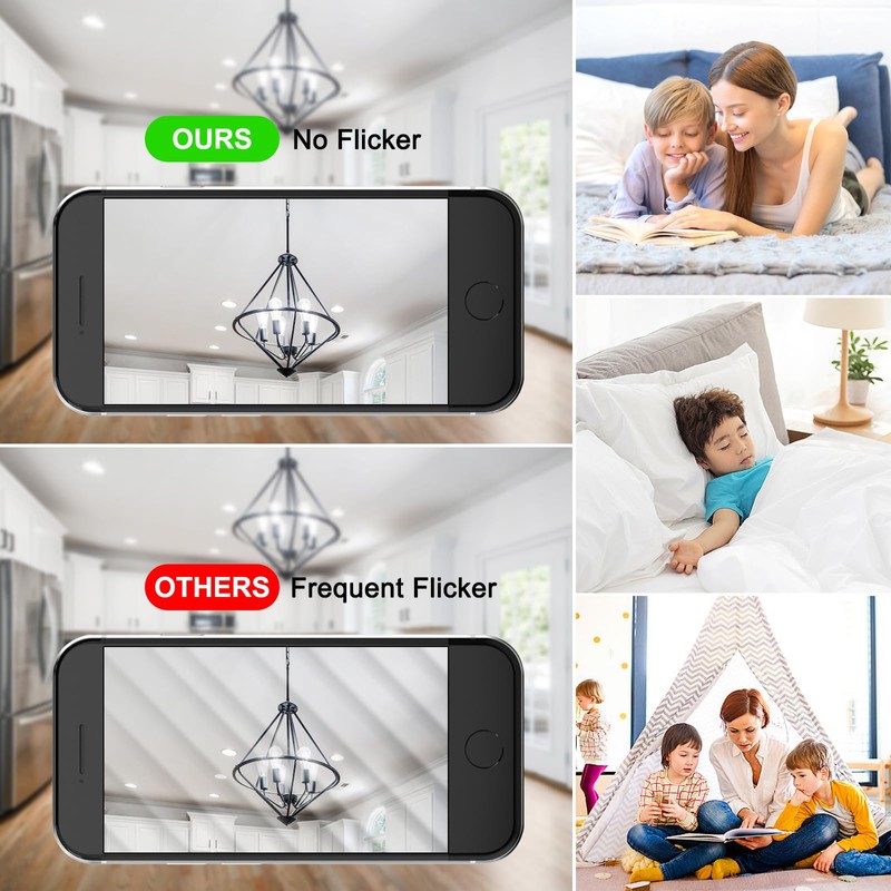 Ascher Vintage LED Edison Bulbs, 6W, Equivalent 60W, Non-Dimmable, Daylight