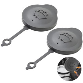 Pack of 2 Water Tank Caps, Motorhome, Motorhome Water Tank Cap, Windscreen Washer Cap, OEM 289131HA3A Car Bottle Cap Water Tank Cap for Nissan Micra K13 (2010-2016)