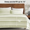 ClevaHome Classic Stripe Sheet Set - 4 Pieces Super Soft