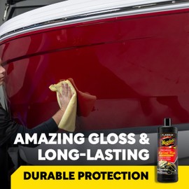 Meguiar’s Flagship Premium Marine Wax, M6332, Easy-to-Use Boat Polish and Wax that Removes Swirls, Scratches, and Oxidation While Adding Long-Lasting Protection, Gifts for Car Lovers, 32 Oz