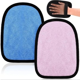 2Pcs Sand Remover for Beach, Beach Essentials, Kids Holiday Essentials, Beach Sand Wipe Off Mitt, for Beach Trips, Travel Must-Haves, Fun & Practical Accessories for Summer Adventures