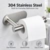 304 Stainless Steel Toilet Paper Holder – Self-Adhesive Wall-Mounted Roll