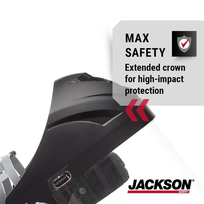 Jackson Safety 14262 F4XP Premium Face Shield/Face Guard, Ratcheting Safety