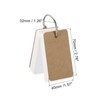PATIKIL 2.8" x 1.5" x 0.28mm Blank Flash Cards with