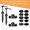 2 Pack Mason Jar Syrup Dispenser Pump Lids, Coffee Syrup