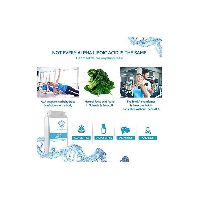 Alpha Lipoic Acid 300mg 120 Capsules – Dual ALA (Both