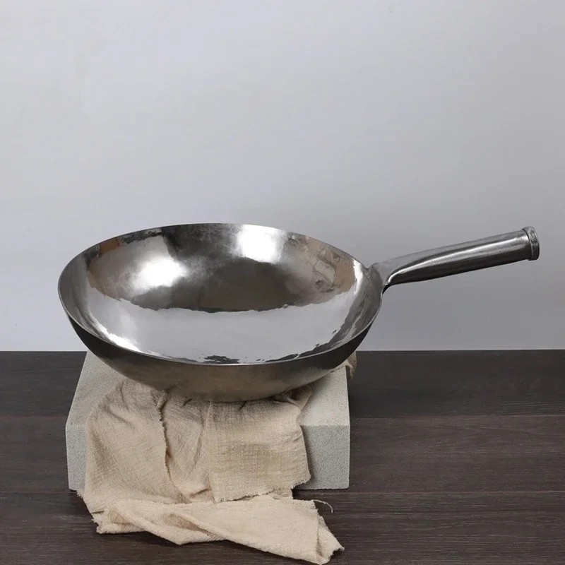 Master Star 100% Handmade Chinese Iron Wok No Coating Seasoned