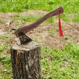 Wood Replacement Handle for Hatchet Handle Replacement Chopping Hatchet Handle Woodworking Hand Tool for Small Hatchet