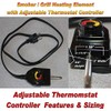 Universal Replacement Electric Smoker and Grill Heating Element with Adjustable