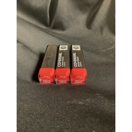 COVERGIRL Lot Of 3 Covergirl Exhibitionist Creme (Cream) Lipstick #500 LIT A FIRE