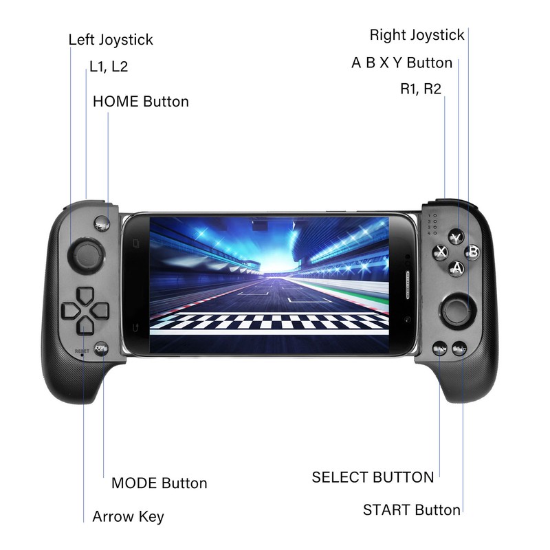 Mobile Gaming Controller Professional High Sensitivity Delay Free Accurate Control