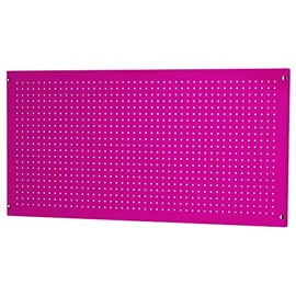 The Original Pink Box PB2448PB 24-Inch by 48-Inch 18G Steel Peg Board, Pink