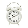FORMIA HT-A038S-WH Table Clock, Alarm Clock, Bell Sound, Simple, Light,