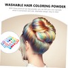 Baluue 8pcs Washable Hair Dye Powder Temporary Hair for Easy