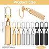 9 Pcs Zipper Pull Replacement, Metal Zipper Pulls Zip Repair