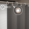 AwmnSrman Shower Curtain - Solid Grey Shower Curtain with 12