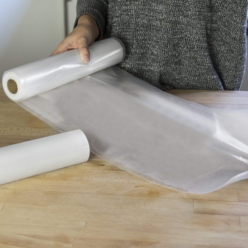 Cecotec Confezione da 2 rotoli per sigillatrice sottovuoto Superficie goffrata,