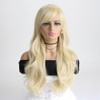 PORSMEER Blonde Wig with Accessory Sets – Long Blonde Wavy