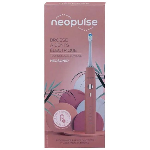 Neopulse Neosonic Brosse à Dents Électrique Colorée, Pink