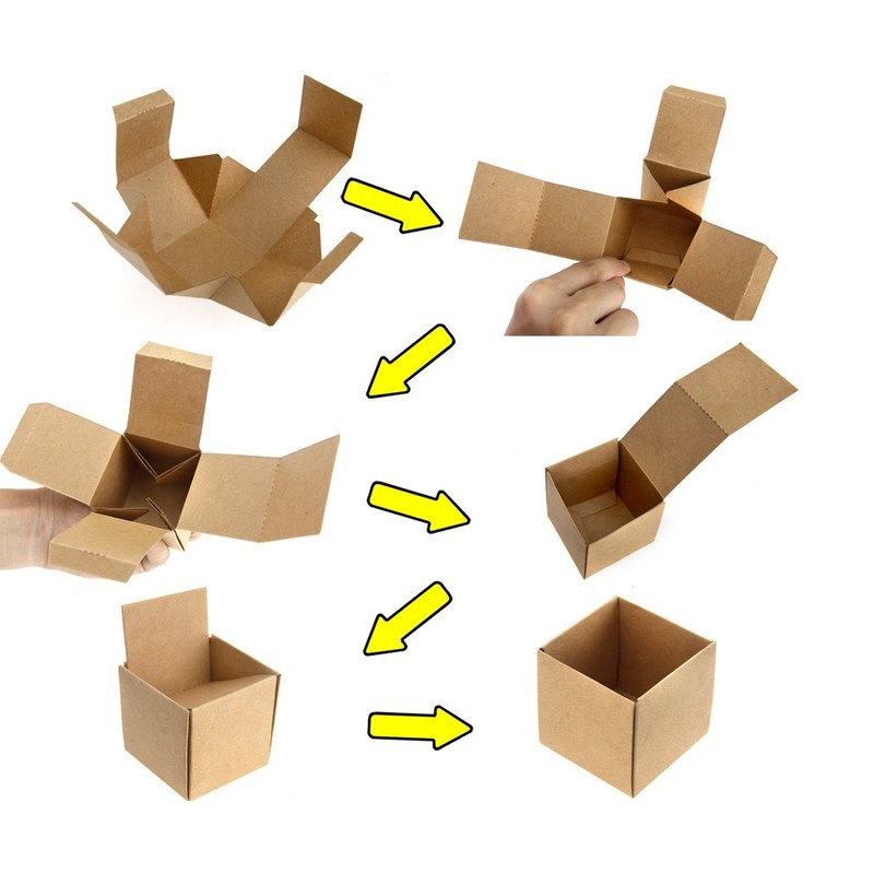 20 x Kraft Wedding Party Candy Boxes Rustic Favour Gift