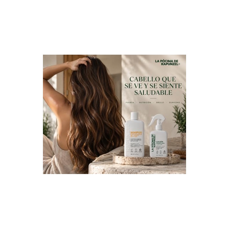 Pócima de Rapunzel KIT SHAMPOO (Crecimiento, fortalecimiento y brillo)