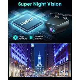 Jelkuz Rear Camera for Jelkuz Mirror Dash Cam AHD 1080P IP69K Waterproof Rear View Mirror Camera