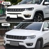 JeCar Grille Inserts ABS Grill Cover Exterior Accessories for Jeep