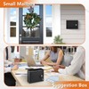 KYODOLED Suggestion Box with Lock and Slot, Small Locking Mailbox