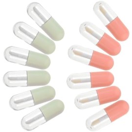 Tubos de Brillo Labial Rellenables 5ml Plástico 20 Piezas Envase Vacío para Gloss, Uso en Viaje y Bolsa de Maquillaje, para Mujeres y Niñas