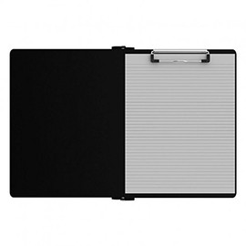 Right Folding Ledger ISO Clipboard (Black)