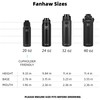 Fanhaw 32 Oz Insulated Stainless Steel Water Bottle with 1