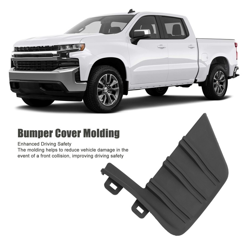Front Bumper Cover Molding Prevent Collision Replacement for Chevy Silverado