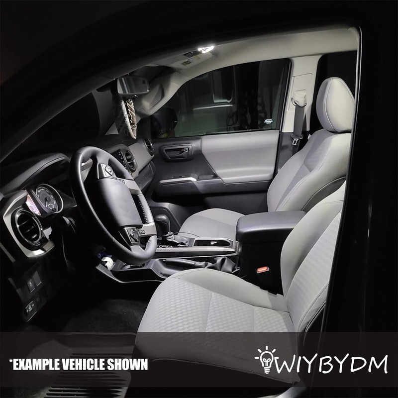 WIYBYDM White LED Interior Lights Kit for Nissan Titan 2016