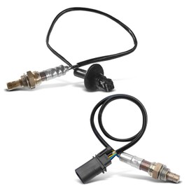 A-Premium - Sensor de oxígeno O2 compatible con Kia Optima 2009-2010 2.4L, Rondo 2009-2010 2.4L, Forte 2010-2013 2.0L/2.4L, Forte Koup 2010-2013, juego de 2 piezas, aguas arriba y aguas abajo