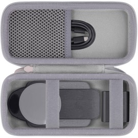 Baval Hard Carrying Travel Case for eazpower 3 in 1 Foldable Wireless Charging Station,Compatible with 20W Quick Charge Wall Charger and USB Type C to C Cable