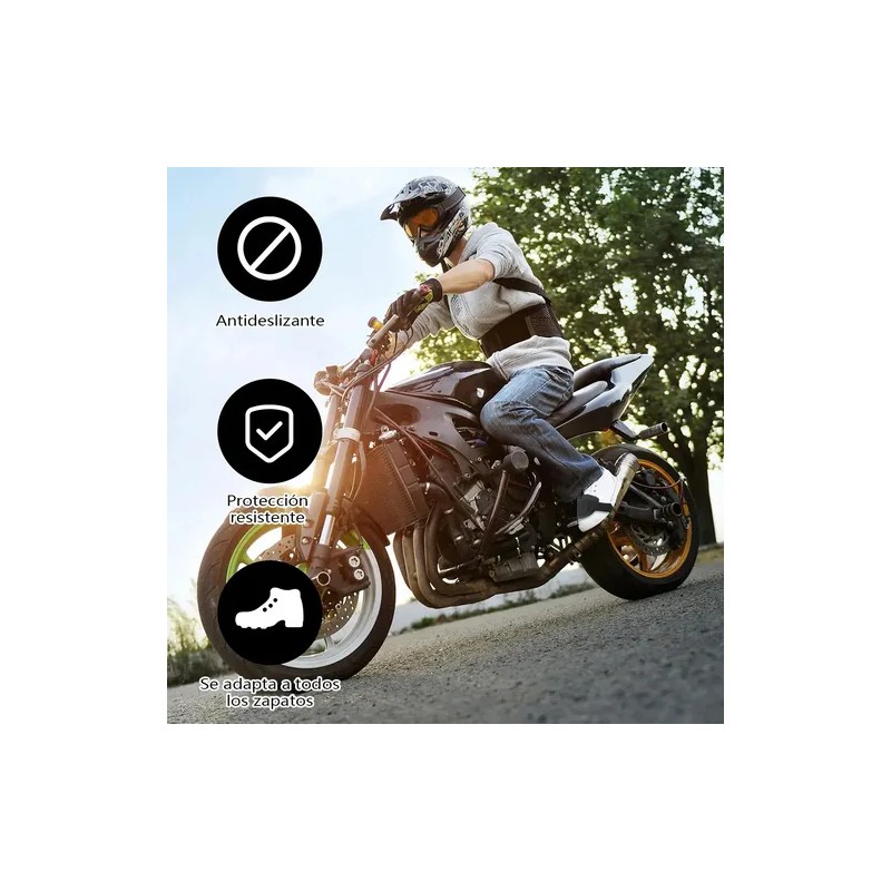 Protector De Calzado Moto Cubre Tenis Funda Zapato Universal