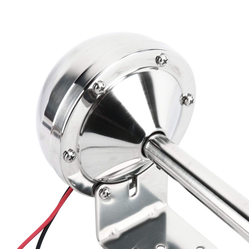 Amarine Made 12v Marine Boat Horn 115db Stainless Steel Single
