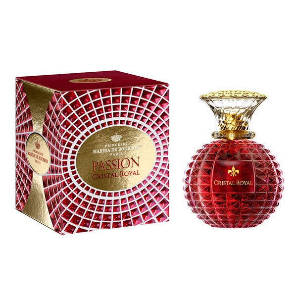 Princesse Marina De Bourbon - Cristal Royal Passion For Women - Notes Of Jasmine, Red Apple And Vanilla - Sensual Signature Of A Seductive Woman - Perfect Scent For Every Occasion - 3.4 Oz Edp Spray