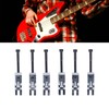 6PCS Metal Guitar Tremolo Saddles Double Locking System String Saddle