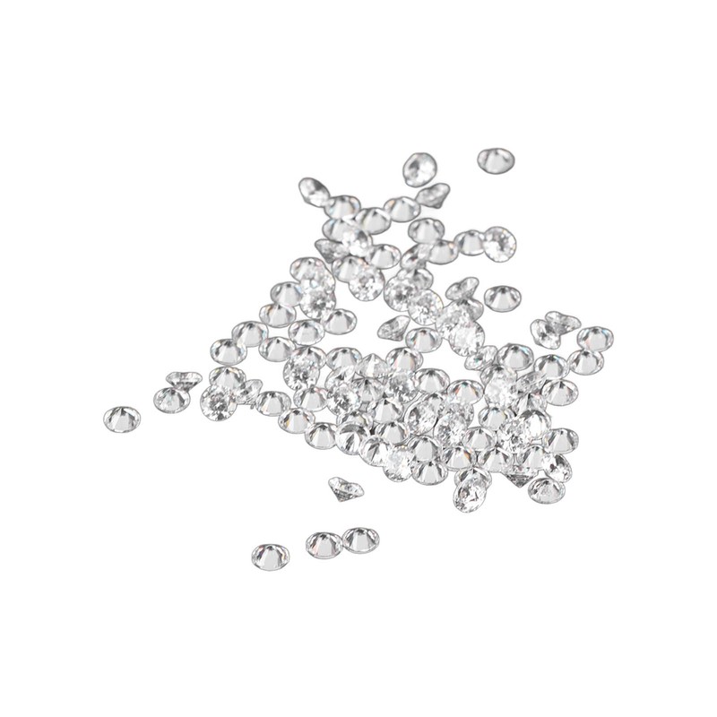 100pcs Transparent Rhinestones Mini Sharpened Bottom Exquisite Crystal Gems for