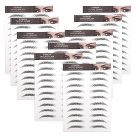 FRCOLOR 30 Pcs Imitation Eco Eyebrow Sticker Water Proof Stickers Makeup Stickers Black Stickers 4d Eyebrows Hair Eyebrows Imitation Eyebrow Sticker Transfer Stickers Eyebrows