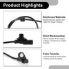 Partuto ABS Wheel Speed Sensor Rear Left or Rear Right