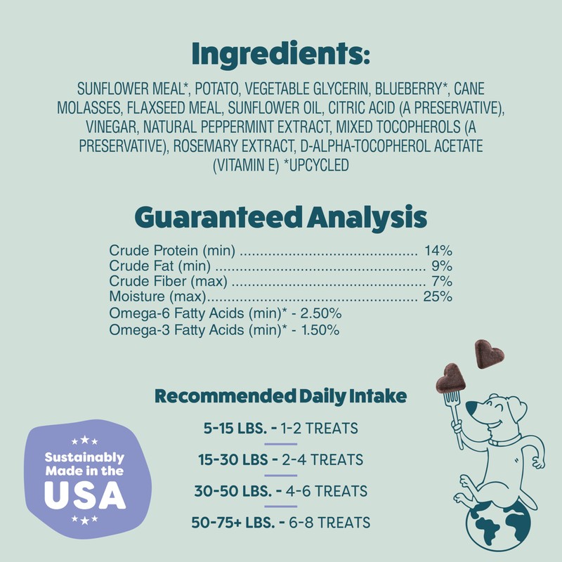 Shameless Pets Soft-Baked Dog Treats, Blueberried Treasure - Natural &
