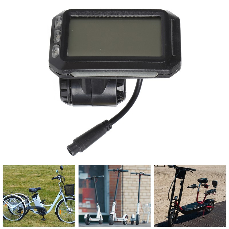 Electric Scooter Instrument Professional Replacement 6 Pin Waterproof Easy to