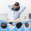 CloudBliss Travel Pillow Premium Memory Foam, Comfortable & Supportive Neck