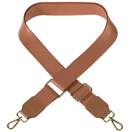 EAZY CASE Adjustable Bag Strap, Replacement Shoulder Strap for Handbags, Shoulder Strap for Shoulder Bags, Wide Bag Strap for Bags and Tote Bags, DIY Bag Strap, Brown
